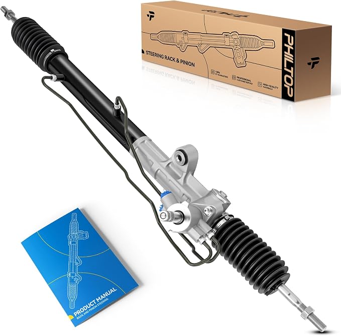 PHILTOP Power Steering Rack and Pinion Compatible with Honda Accord 1994 All Models/1995-1997 2.2L, Acura CL 1997 2.2L/1998-1999 2.3L, Hydraulic Rack and Pinion Replace 26-1768