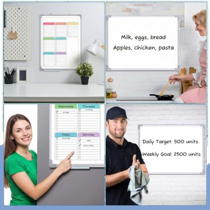 Lincia 24" x 18" Magnetic to Do List Whiteboard, Weekly Planner, Pleochroic