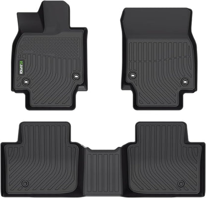 HAFIDI® Floor Mats Fit for 2025-2026 Toyota Crown Signia & 2023-2026 Toyota Crown All Weather Protection TPE Car Floor Liners, Fits 1st & 2nd Row Full Set Custom Accessories, Black