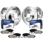 Detroit Axle - Brake Kit for 2005-2007 Ford Escape Mercury Mariner 2005 2006 Mazda Tribute, Disc Brake Rotors Ceramic Brakes Pad