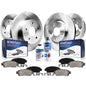 Detroit Axle - Brake Kit for 2004 2005 2006 2007 2008 Chrysler Pacifica Disc Brake Rotors Ceramic Brakes Pads Front and Rear Rep